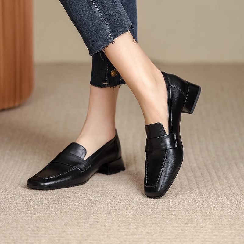 Sewing Latex - Damen-Slipper aus weichem Leder, 2025, Frühling