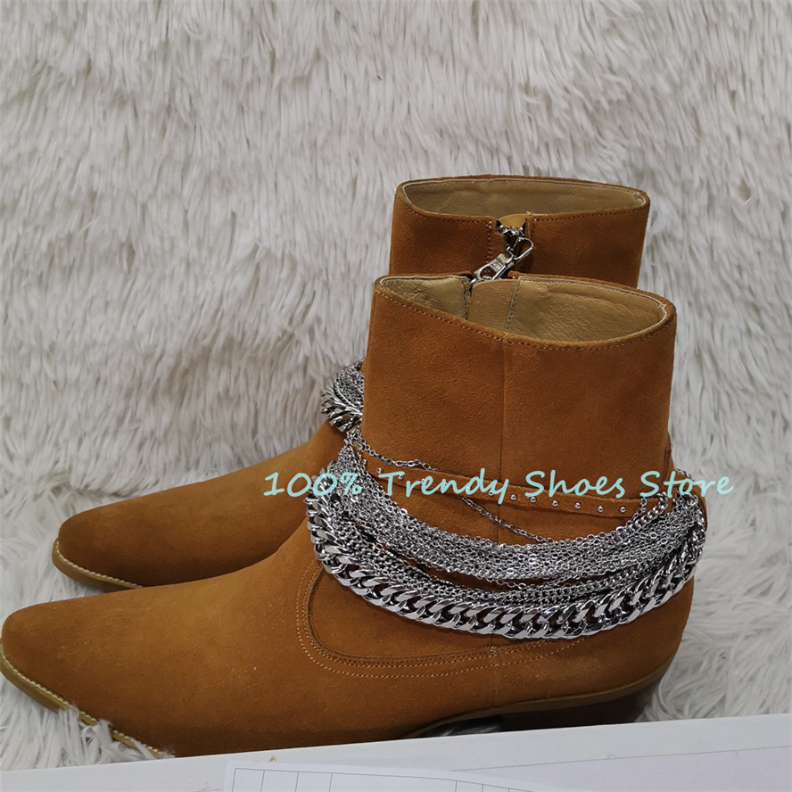 Sewing Zipper - Mode Metall Kette Dekor Zipper Chelsea