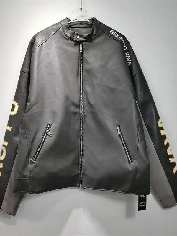 Leather Needle Heavy - VAVA schwere Lederjacke VAFFANCULO GO46 locker