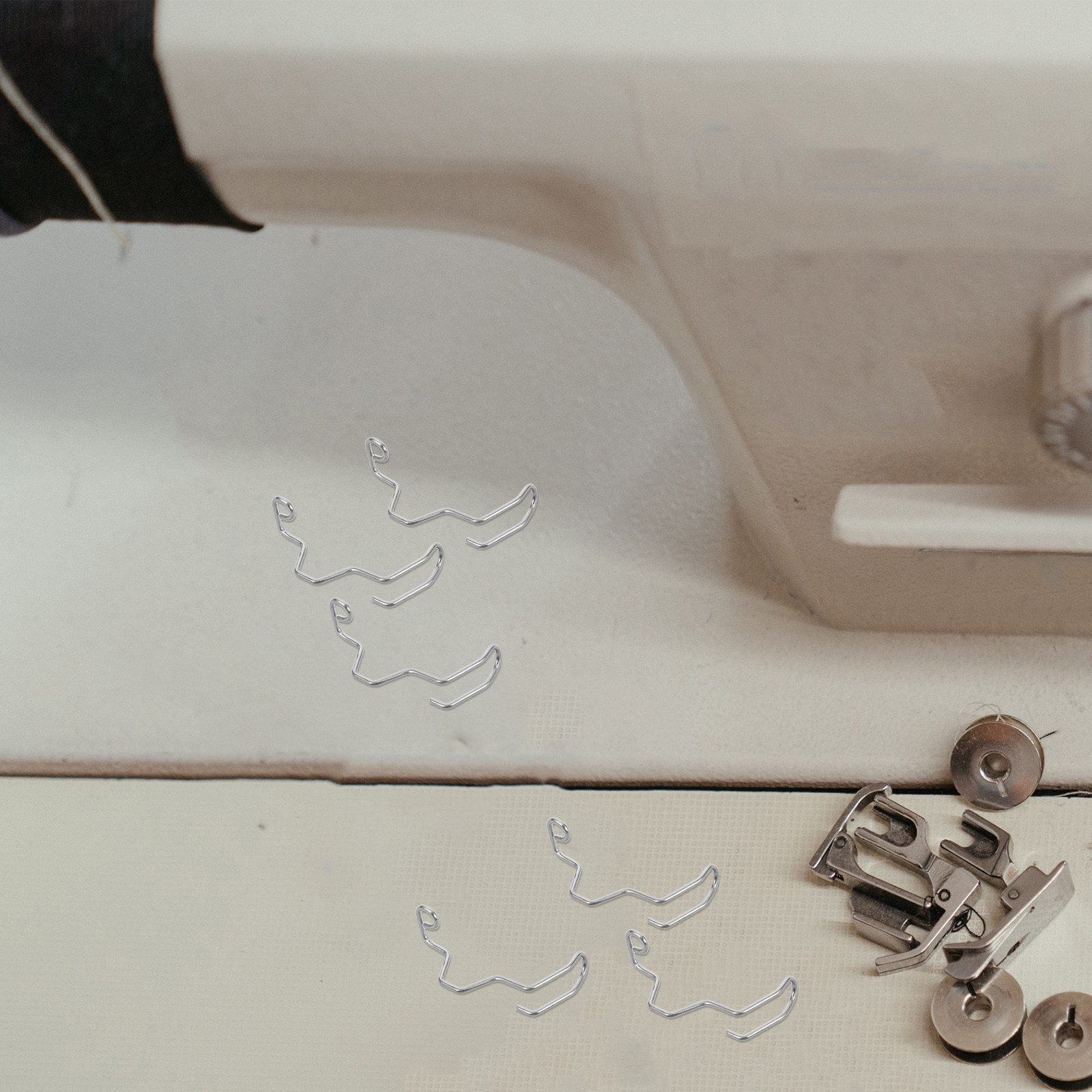 Sewing Machine Needle - 10 Stück Nähmaschinen-Fingerschutz Metall-Nadel-Sicherheitsschutz Industrieller Handschutz