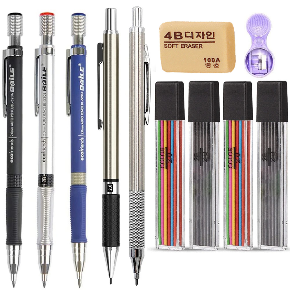Staedtler Pencil Lumocolor - 2,0 mm 2B Druckbleistifte, automatische Zeichenstifte