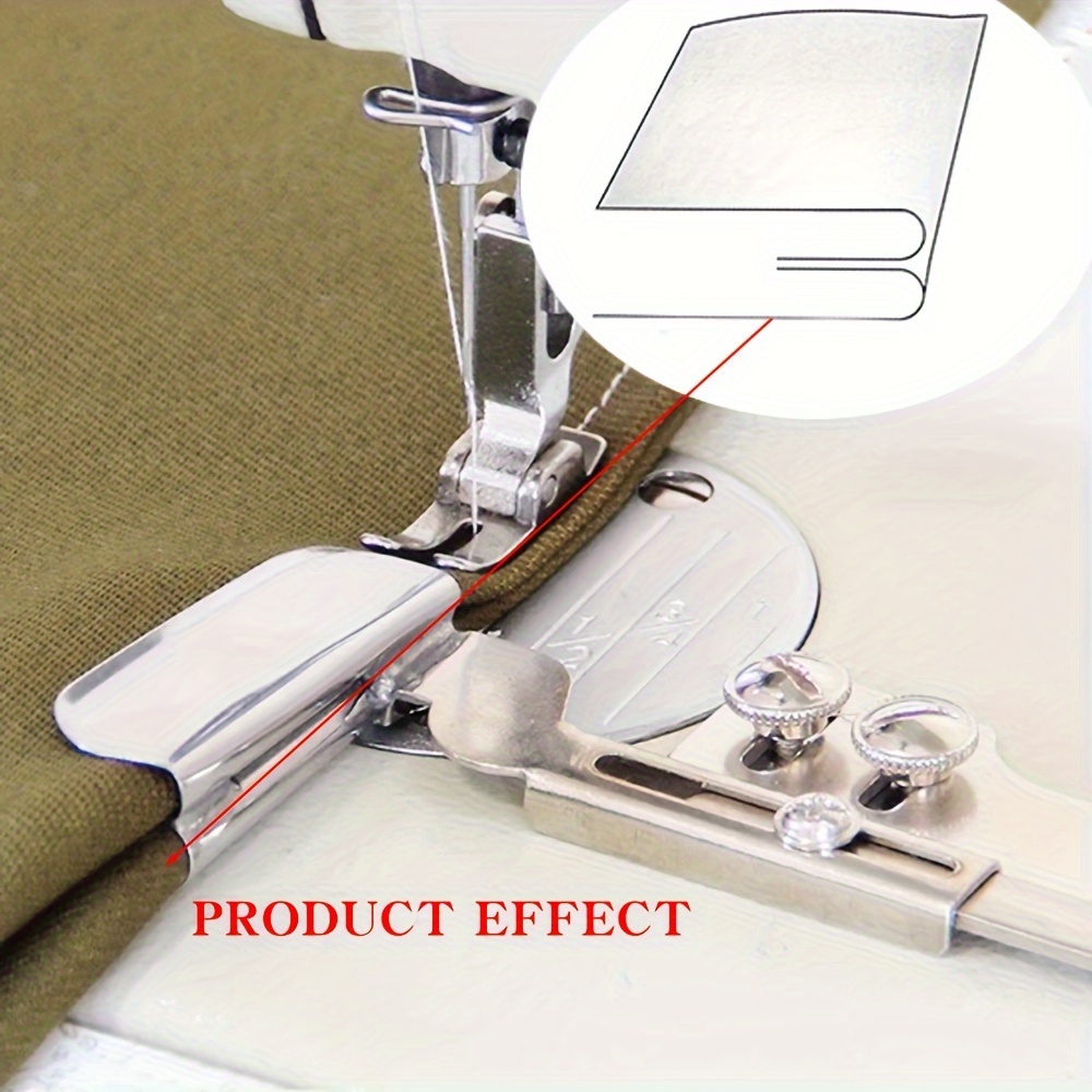 Sewing Machine Needle - 1 Stück Nähmaschinen-Einzelnadel-Nähfuß, Nähmaschinen-Ziehzylinder, industrieller Vorhangnäh-Einzelfaltroller