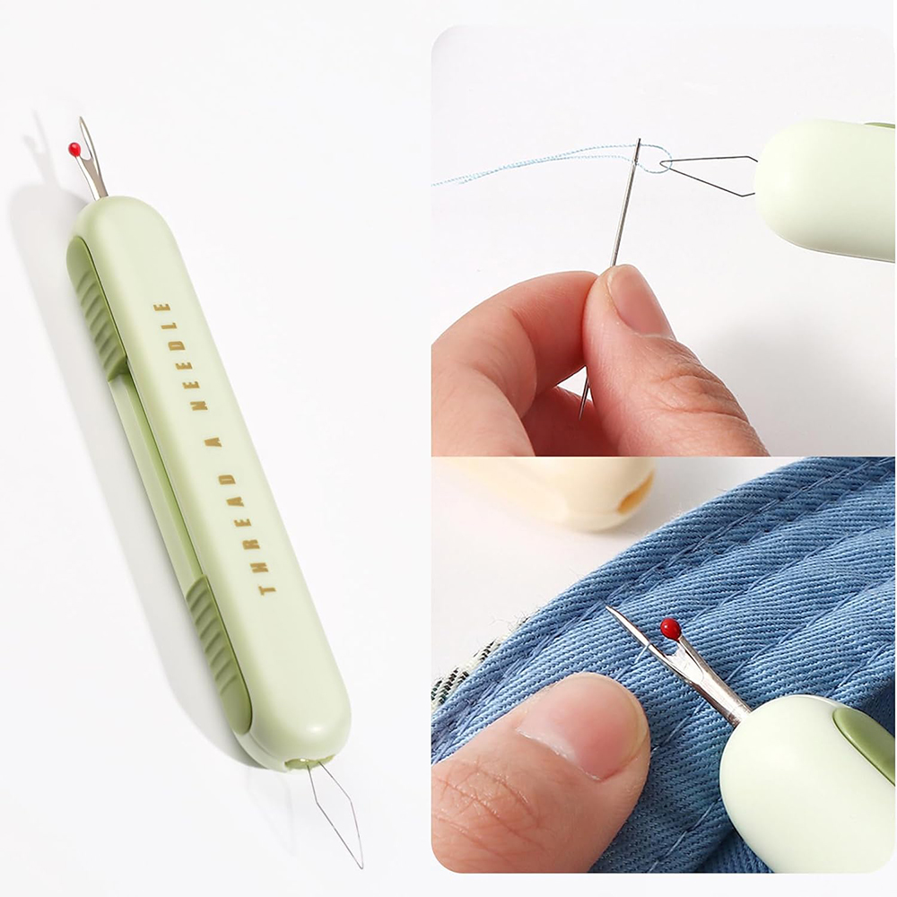 Seam Ripper Tool - 2-in-1-Nadeleinfädler, Nahttrenner, Einfädel- und Nahtentferner-Werkzeug zum