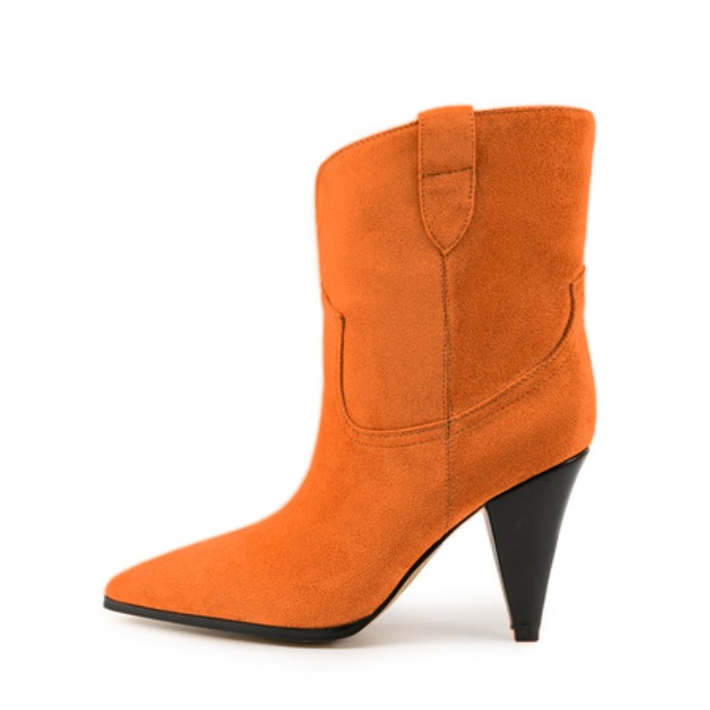 Sewing Fleece - Bicolor Spike Heels Pull On Fashion