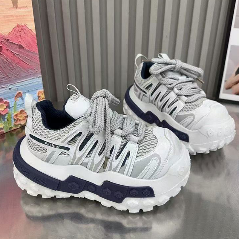 Sewing Latex - Hochwertige Chunky Sneakers für Damen Design