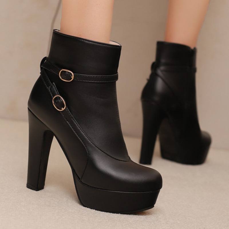 Mode Plattform Stiefel Frauen  – Sewing Fleece Bewertung und Preis