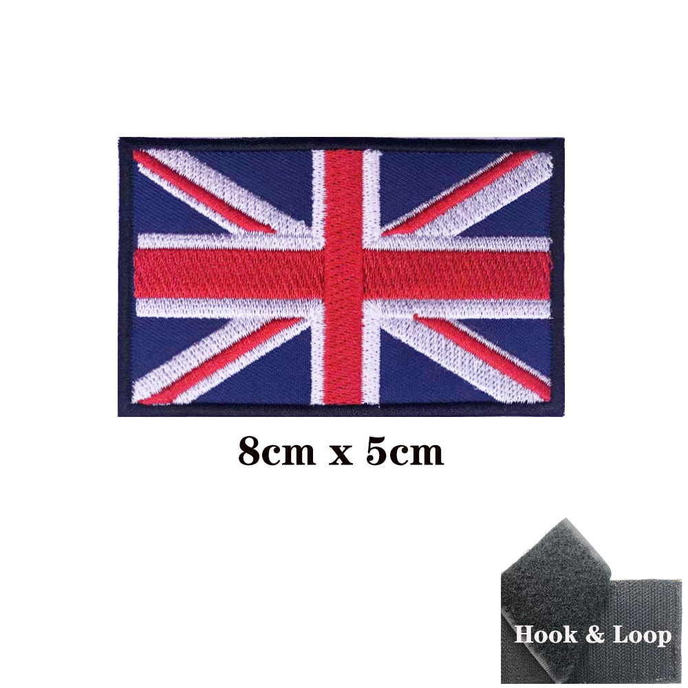 Britische Flagge, UK-Aufnäher, – Velcro Sew On Bewertung und Preis
