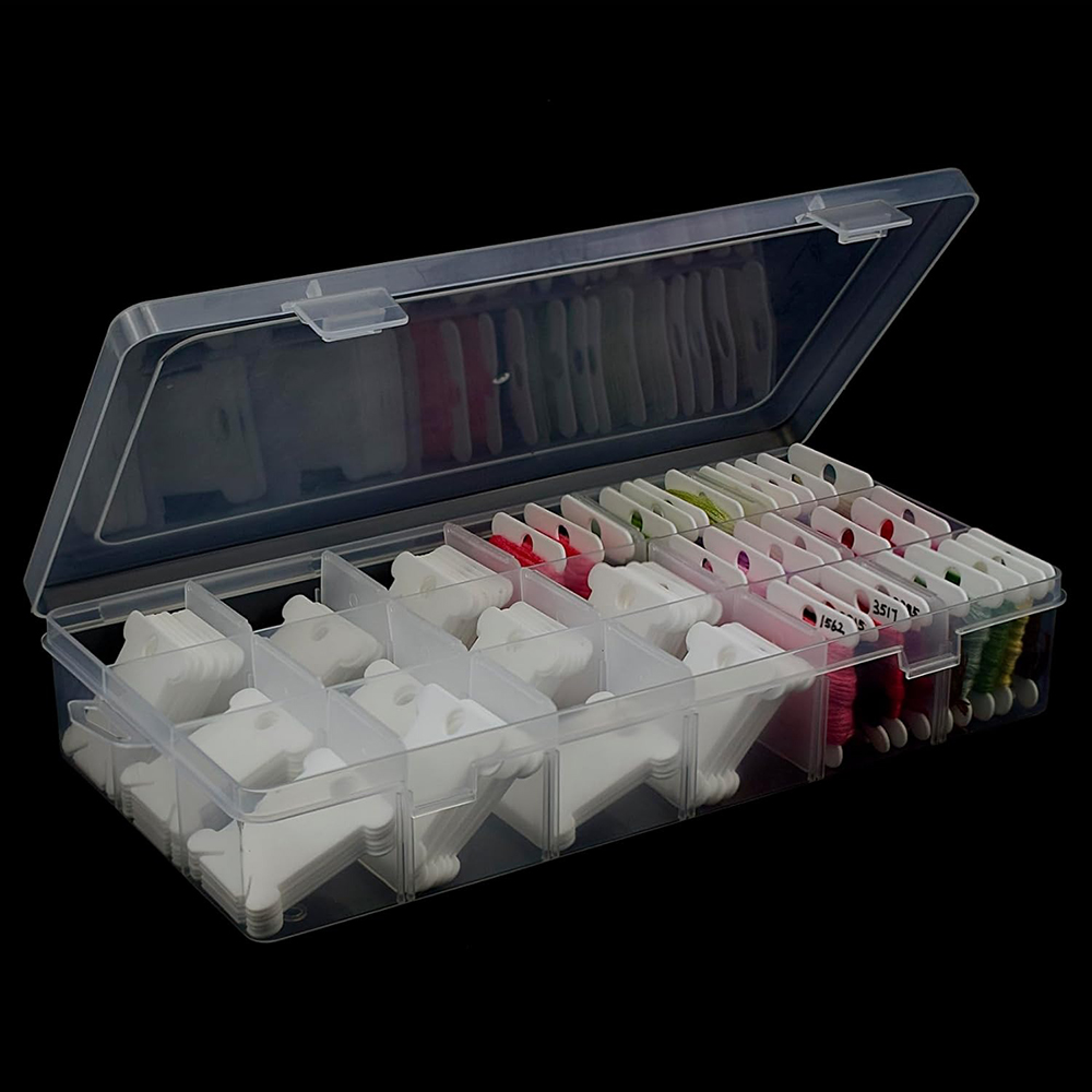 Stickgarn-Organizer mit 18 Fäc – Bobbin Organizer Box Bewertung und Preis