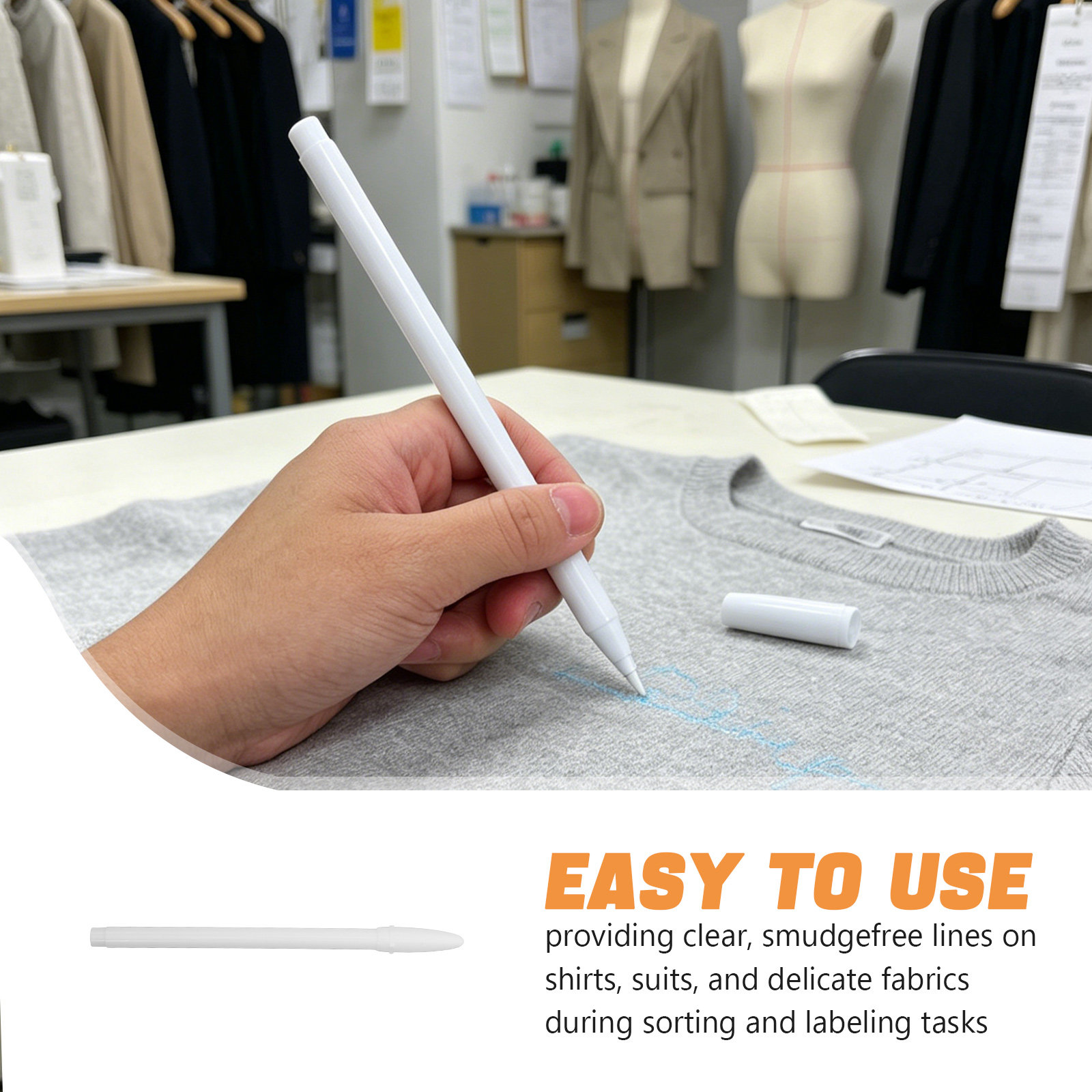 10 Stück wasserlöschbare Stoff – Sewing Label Bewertung und Preis
