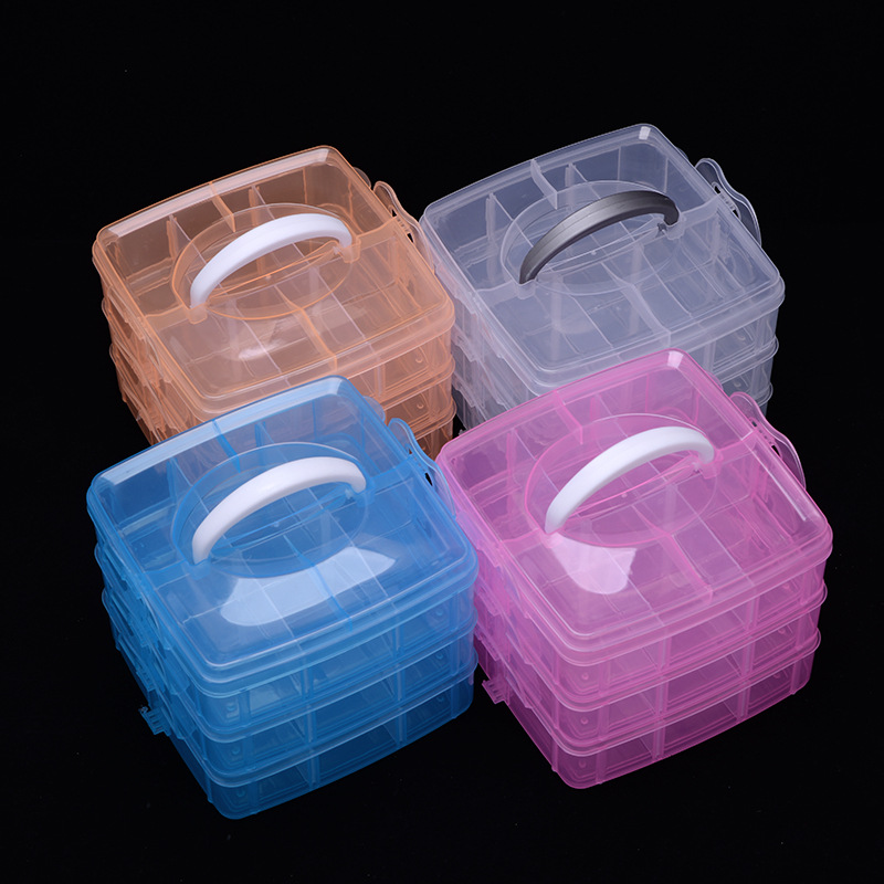 3 schichten 18 Fächer Kunststo – Bobbin Organizer Box Bewertung und Preis