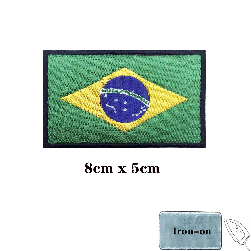 Brasilianische flagge Brasilie – Velcro Sew On Bewertung und Preis