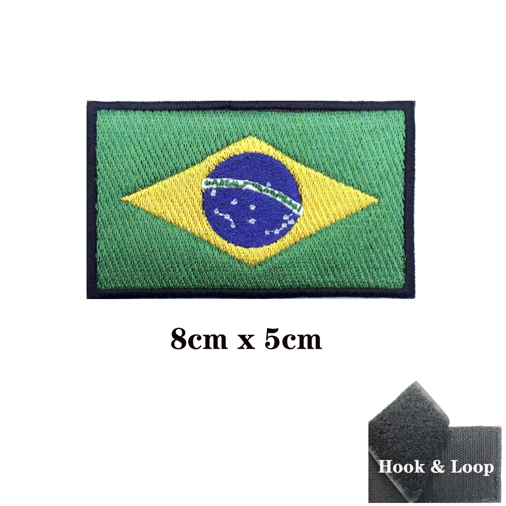 Brasilianische flagge Brasilie – Velcro Sew On Bewertung und Preis