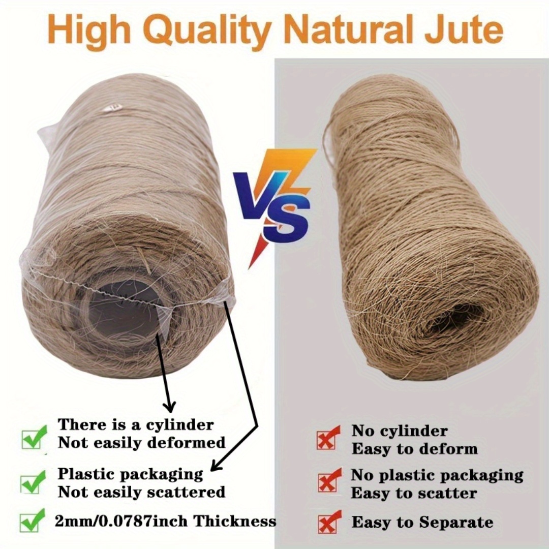 2/3/4mm Natürliche Jute-Schnur – Sewing Thread In Textile Bewertung und Preis