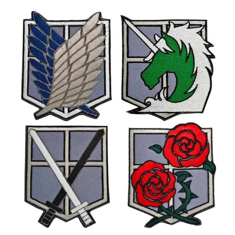 Attack on Titan Anime-Stickere – Velcro Sew On Bewertung und Preis