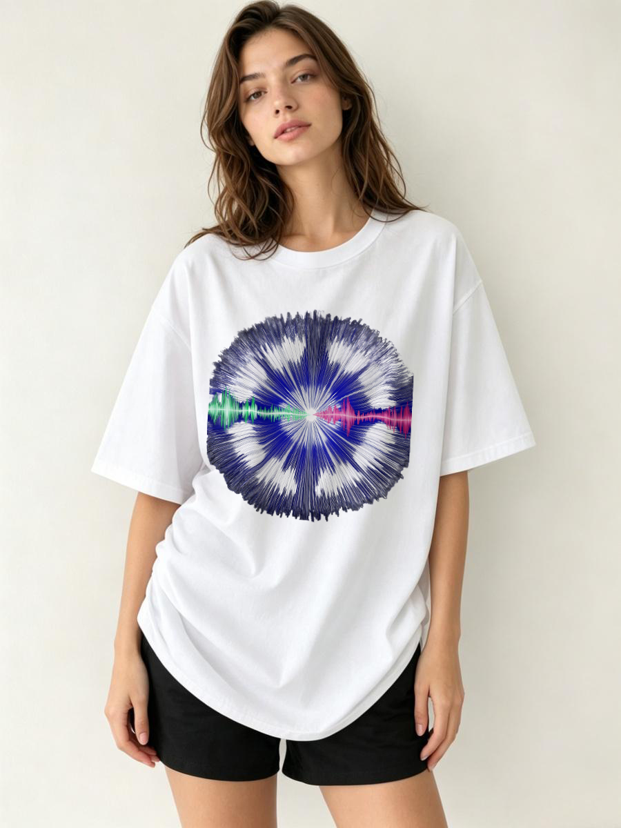 T-Shirts für Damen, Fadenmuste – Sewing Thread In Textile Bewertung und Preis