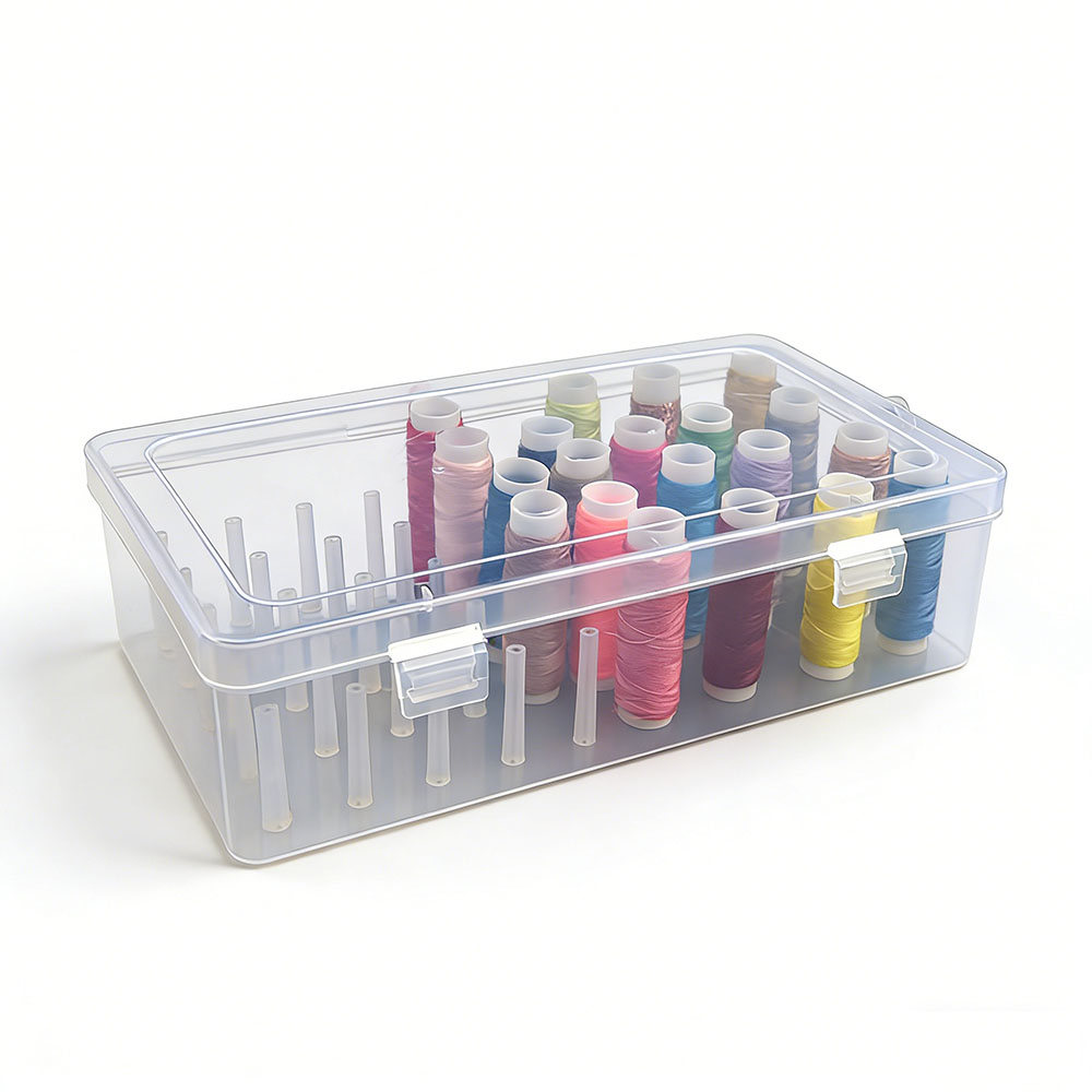 Neue Nähgarnbox, Spulen-Aufbew – Bobbin Organizer Box Bewertung und Preis