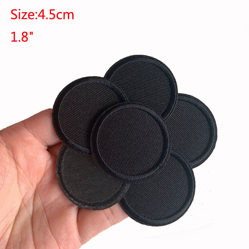 5 Stück schwarze runde Aufnähe – Velcro Sew On Bewertung und Preis