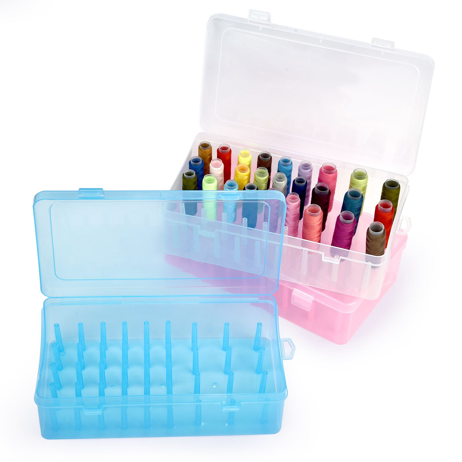 42-Achsen-Nähgarn-Box, Spulen, – Bobbin Organizer Box Bewertung und Preis