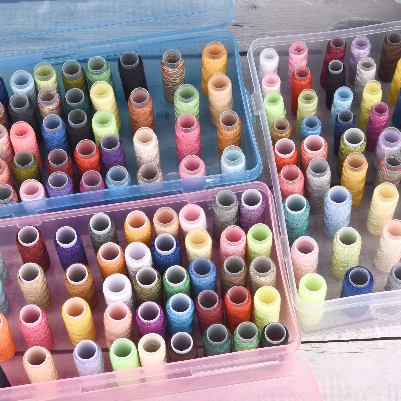 42-Achsen-Nähgarn-Box, Spulen, – Bobbin Organizer Box Bewertung und Preis