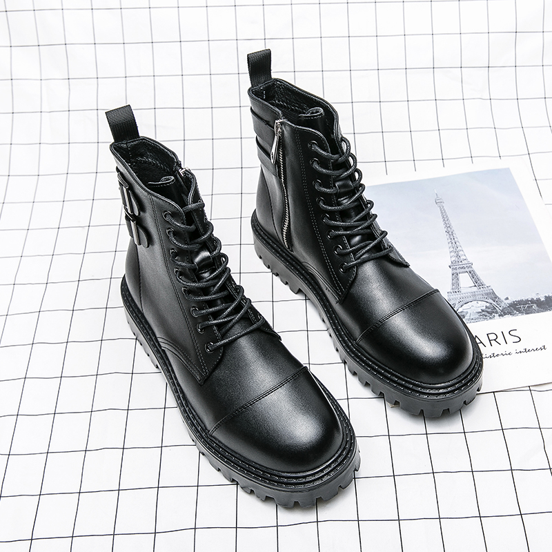 Marken-Herrenstiefel im Naked- – Sewing Zipper Bewertung und Preis