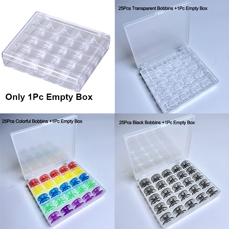 1 Stück 25 Spulen Leere Spulen – Bobbin Organizer Box Bewertung und Preis