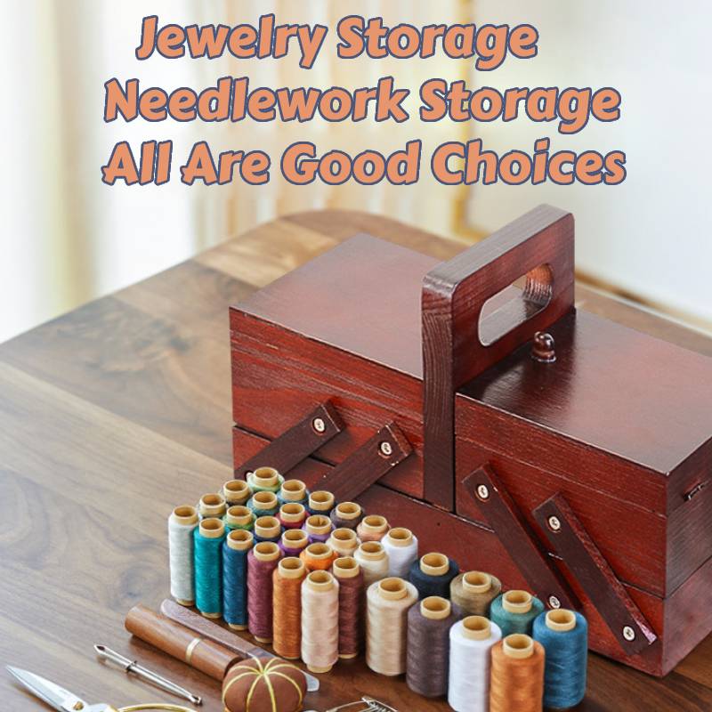 Tragbare Faltbare Holz Nähen B – Bobbin Organizer Box Bewertung und Preis