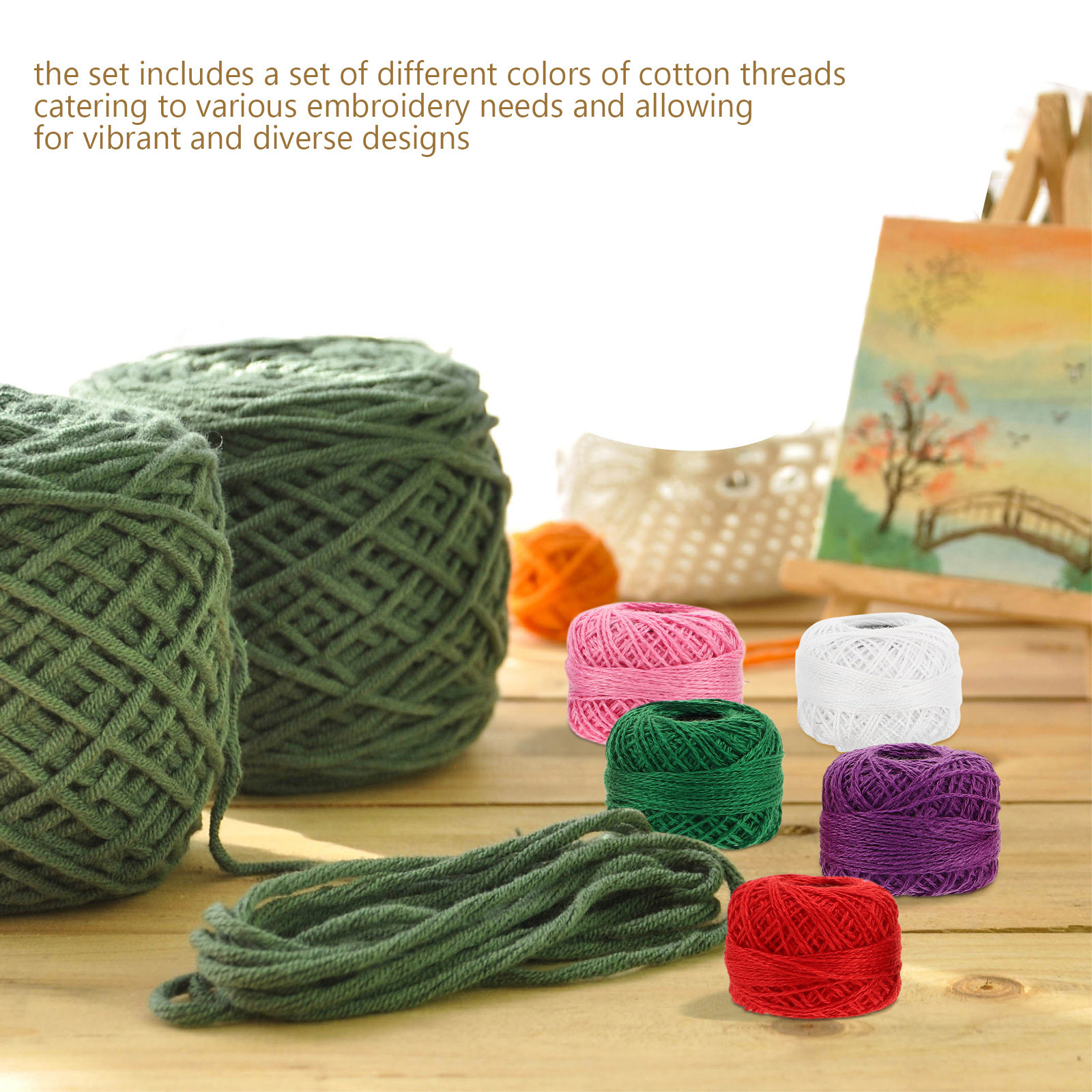 12 Stück Baumwoll-Stickgarn Bu – Sewing Knit Bewertung und Preis