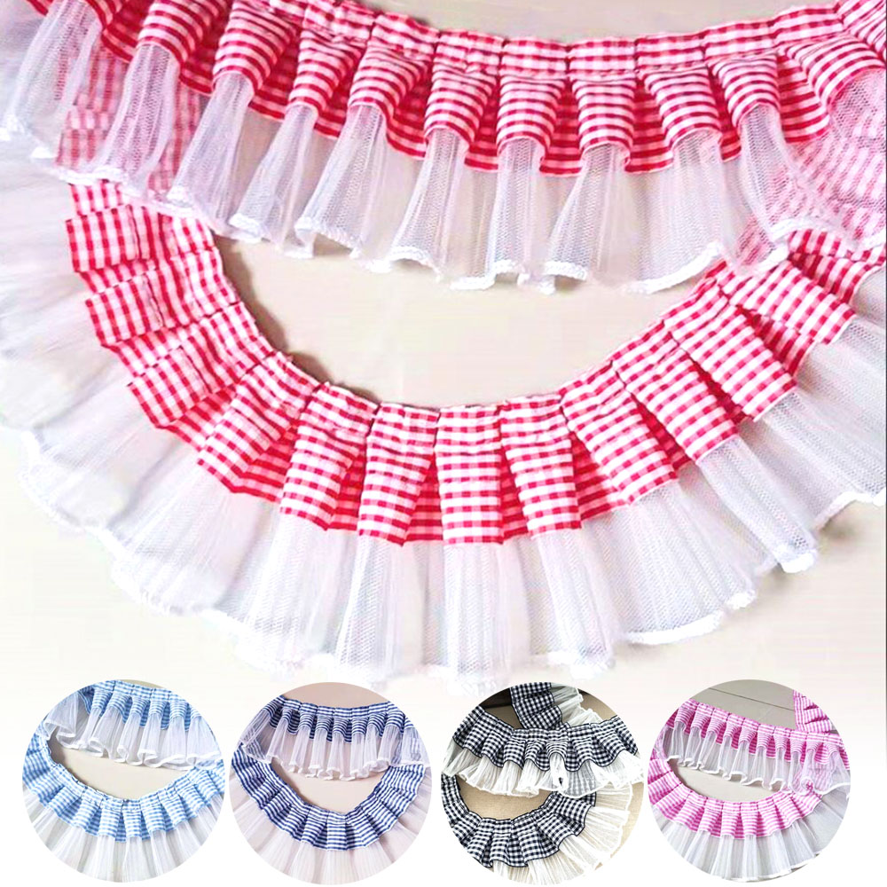 7CM Breite Plaid Plissee Tuch  – Textile And Sewing Supply Bewertung und Preis