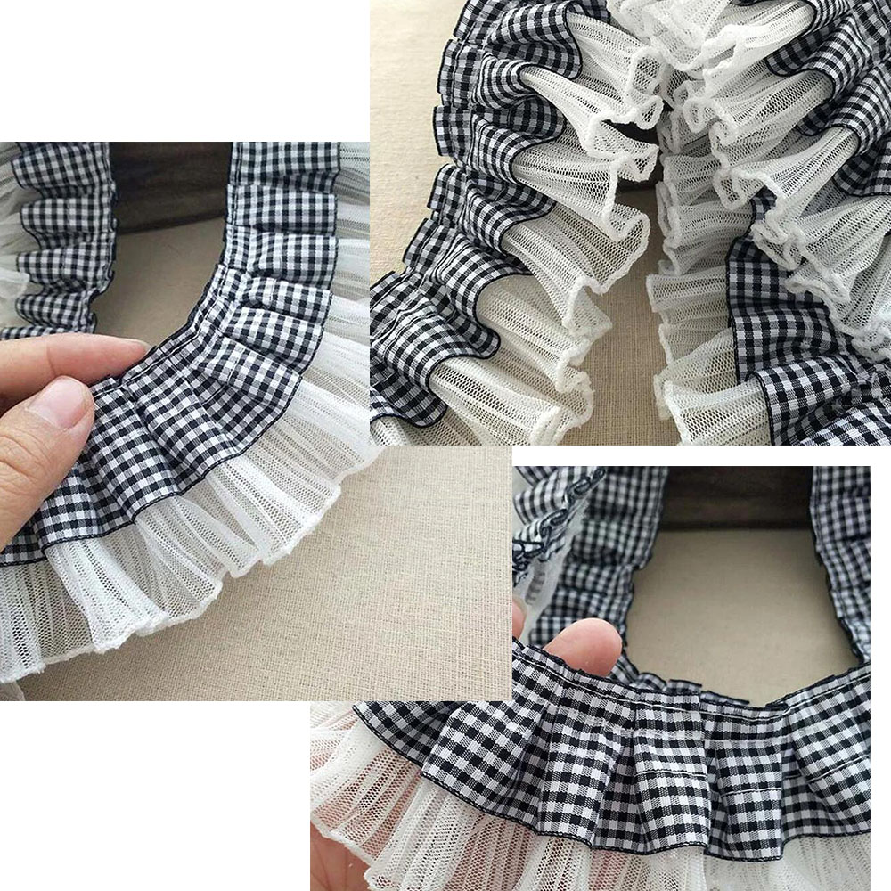 7CM Breite Plaid Plissee Tuch  – Textile And Sewing Supply Bewertung und Preis