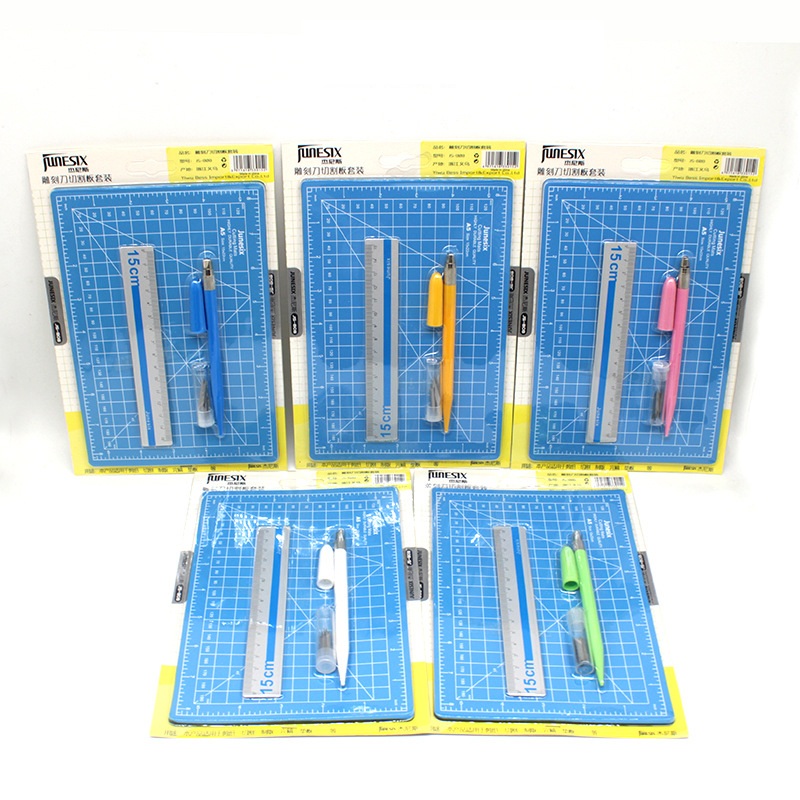 1 Set A5 Schneidematte Lineal  – Cutting Mat Self Heal Bewertung und Preis