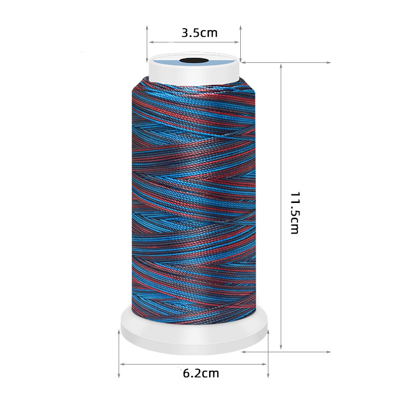 0.5/0.8/1mm Polyester Regenbog – Sewing Thread In Textile Bewertung und Preis