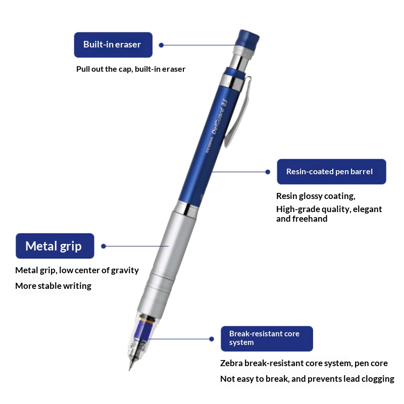Japanischer ZEBRA DelGuard MA8 – Staedtler Pencil Lumocolor Bewertung und Preis