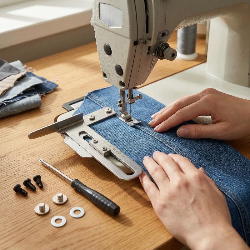 Dreinadel-Fünf-Faden-Zickzack- – Sewing Thread In Textile Bewertung und Preis