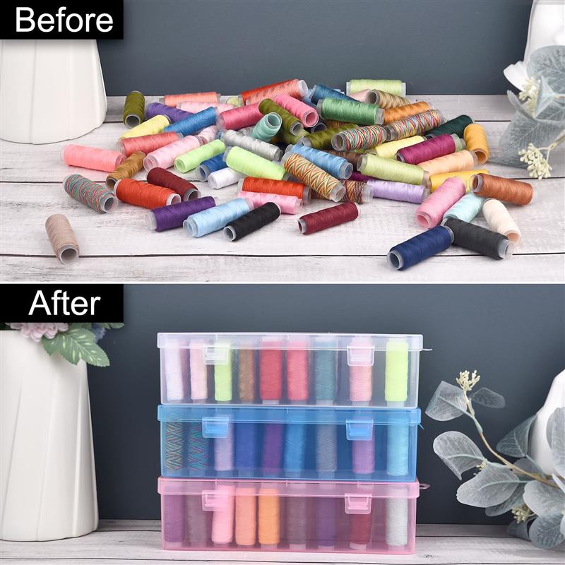 Neue 42-Achsen-Nähgarn-Aufbewa – Bobbin Organizer Box Bewertung und Preis