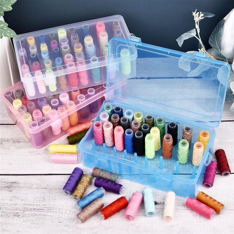Neue 42-Achsen-Nähgarn-Aufbewa – Bobbin Organizer Box Bewertung und Preis